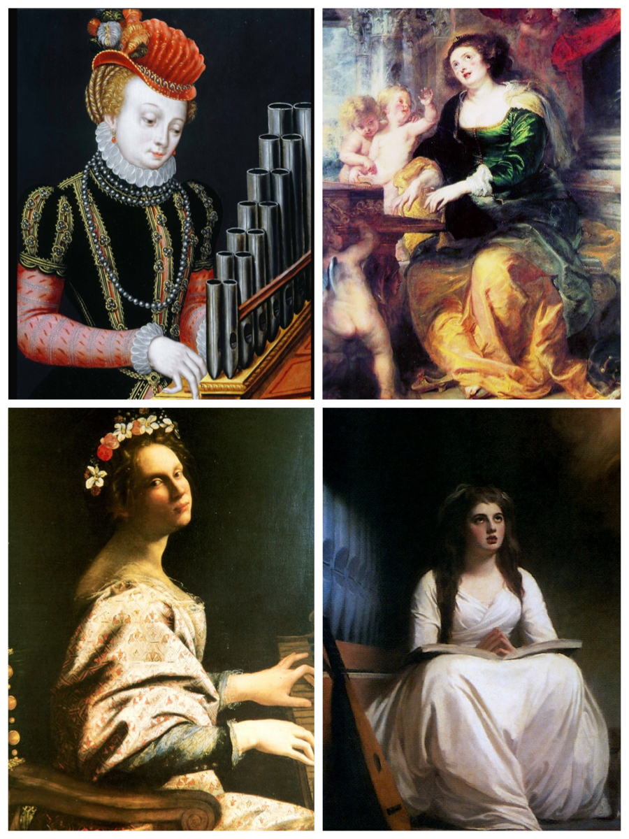 collage of St Cecilia
