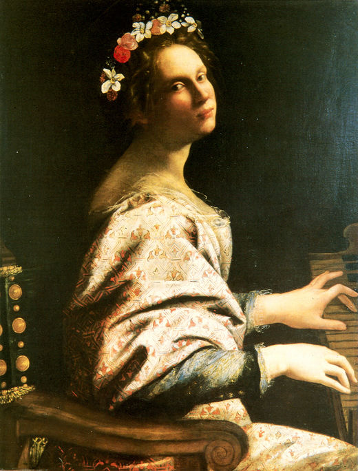 St Cecilia by Artemisia Gentilesca