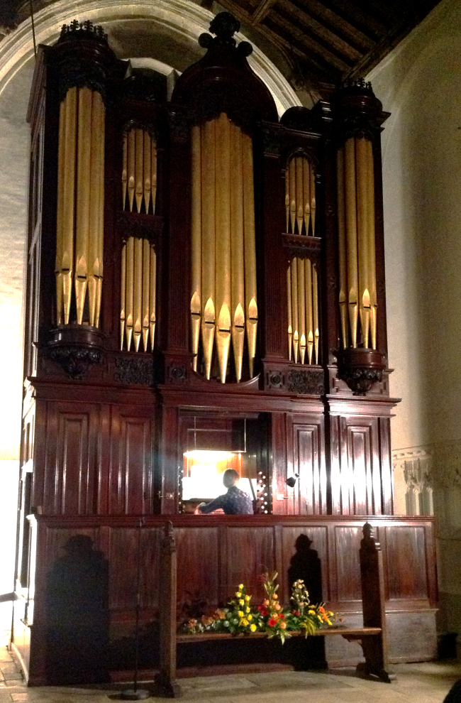 Thaxted organ Anne Page